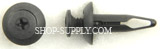 Black Nylon Exterior Blind Rivets Ford # N803946S